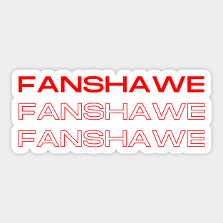 Fanshawe Sticker